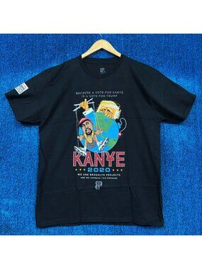 Vote Kanye 2020 Anti Donald Trump Brooklyn Projects Tee L